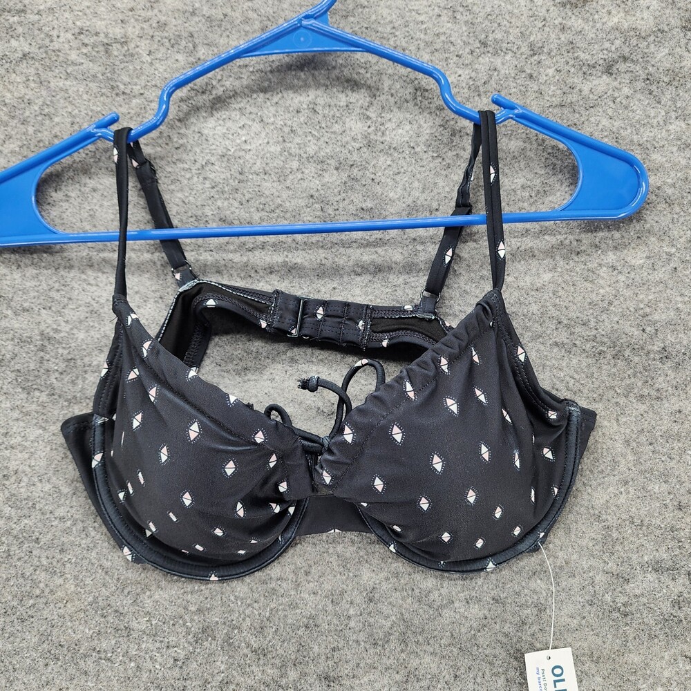 Old Navy Bikini Top Womens Medium Black Swimwear